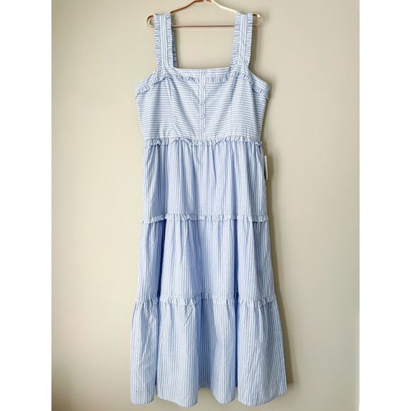 Gal Meets Glam Courtney Rio Stripe Maxi Dress 18 - Picture 3 of 7